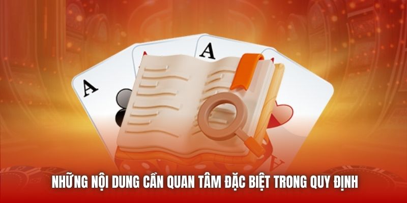 Những nội dung cần quan tâm đặc biệt trong quy định